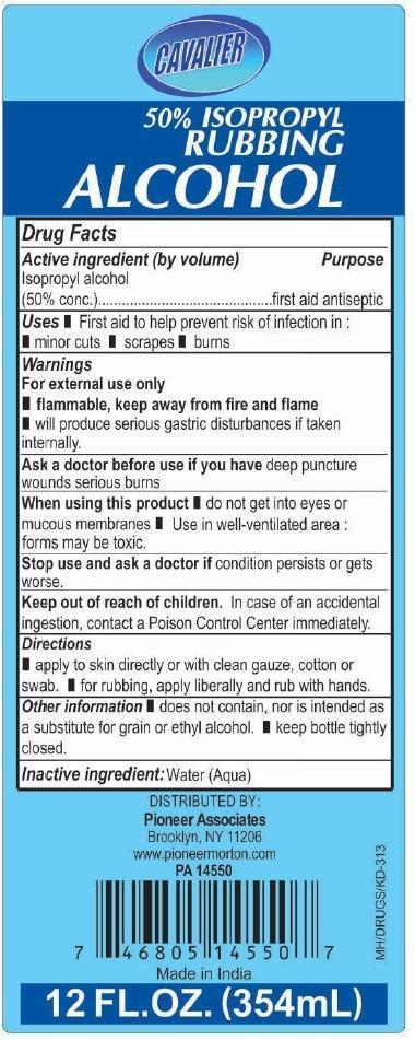 Pill image for Cavalier Isopropyl Rubbing Alcohol 50%