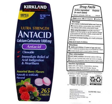 Pill image for Family Wellness Ultra Strength Antacid Assorted Berry Chewable Tablets 171ab