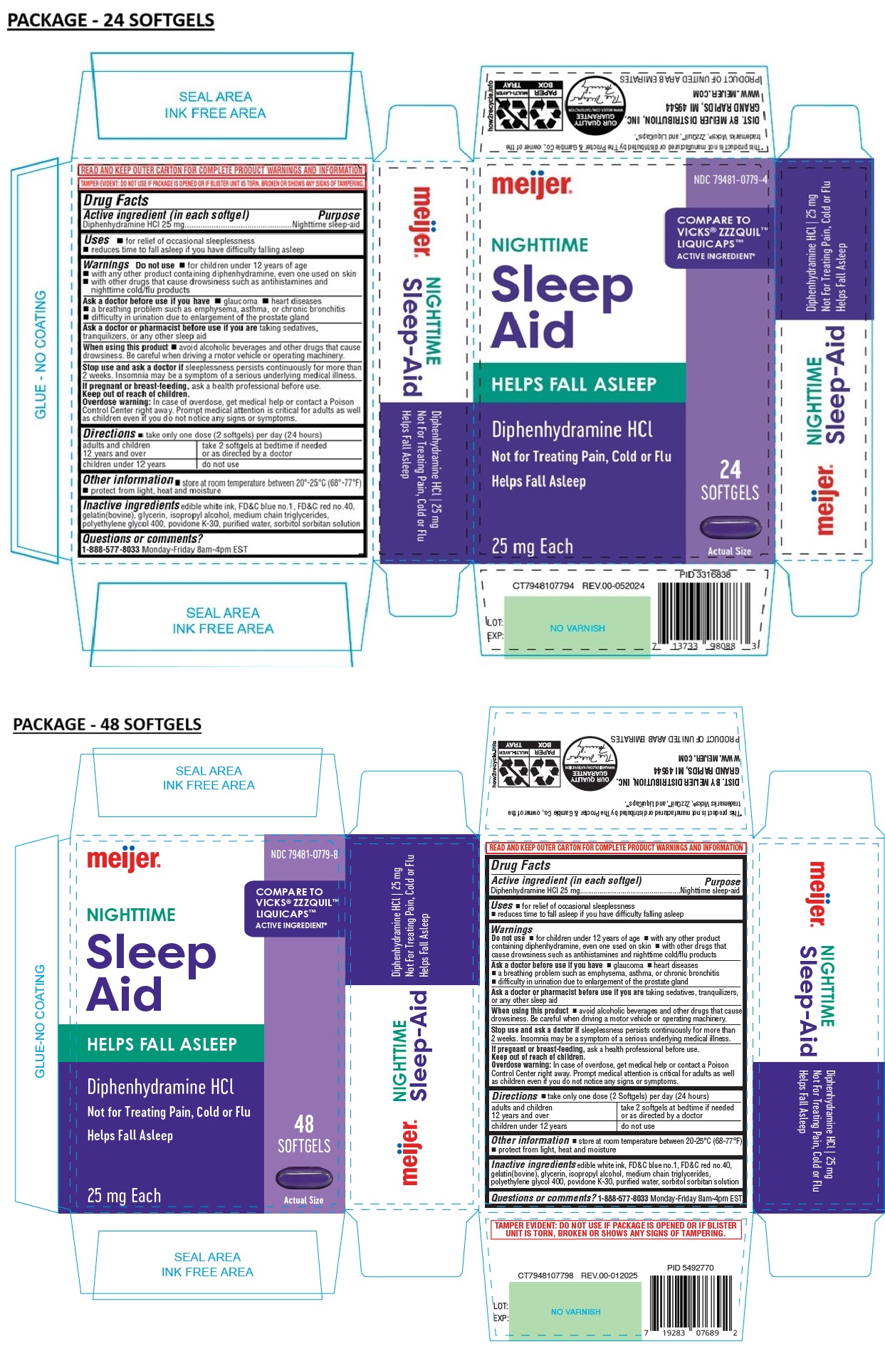 Pill image for Meijer Nighttime Sleep Aid