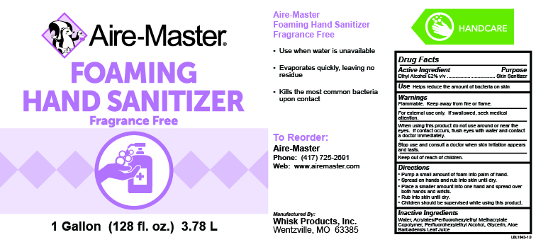 Pill image for Aire-master Foaming Hand Sanitizer Fragrance Free