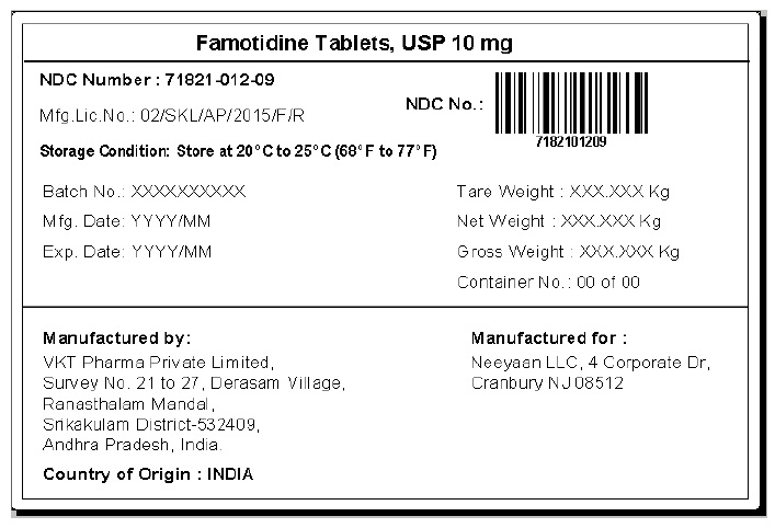 Pill image for Famotidine Tablet, Film Coated