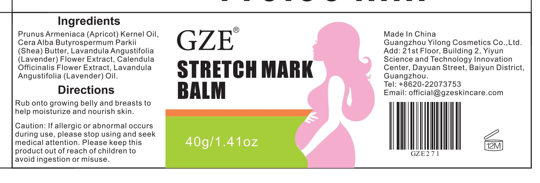 Pill image for Gze Stretch Mark Balm