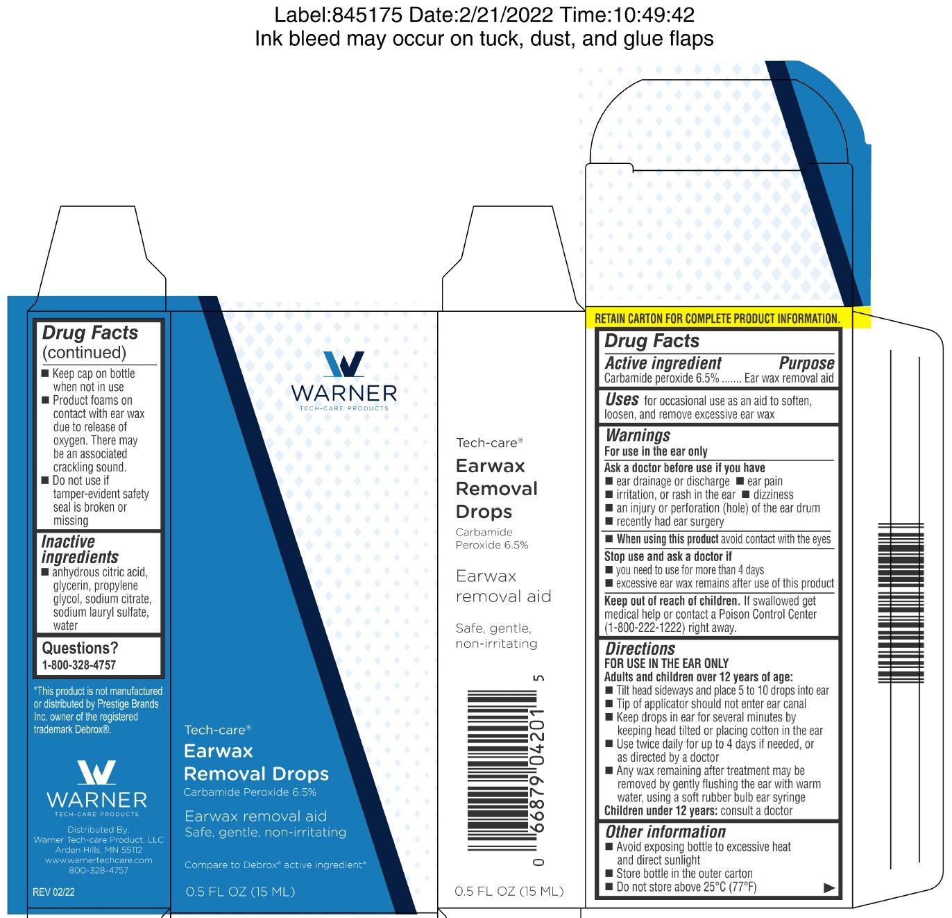 Pill image for Tech Care Earwax Removal Drops