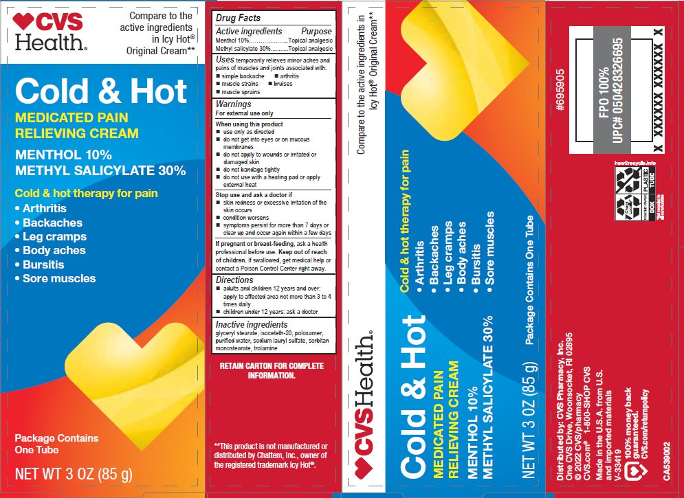 Pill image for Drug Facts - Cvs Health Cold And Hot Pain Relieving Extra Strength
