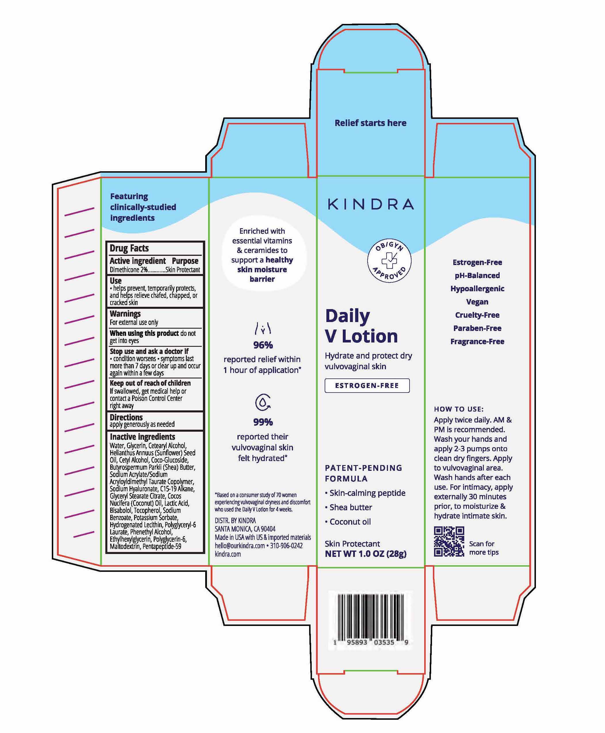 Pill image for Kindra Daily V Lotion