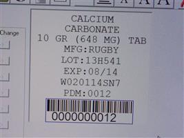 Pill image for Calcium Carbonate Tablets