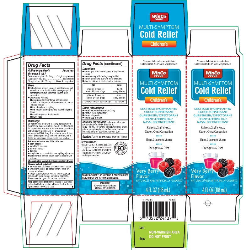 Pill image for Winco Mucinex® Children's Multi-symptom Cold