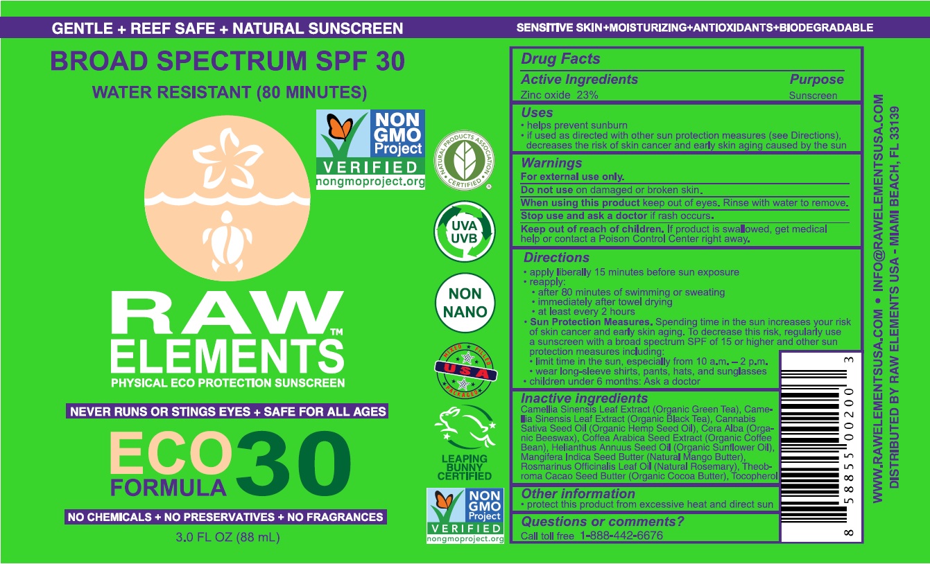 Pill image for Raw Elements Eco Formula 30 Broad Spectrum Spf 30