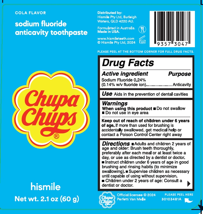 Pill image for Chupa Chup Cola Flavor Sodium Fluoride Anticavity Toothpaste