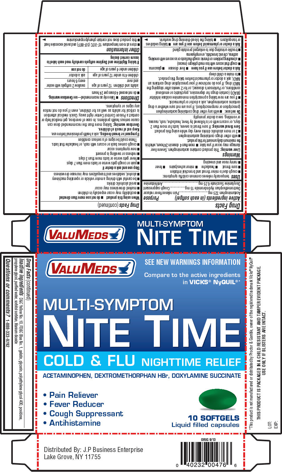 Pill image for Acetaminophen Dextromethorphan Hbr & Doxylamine Succinate Softgel Capsules