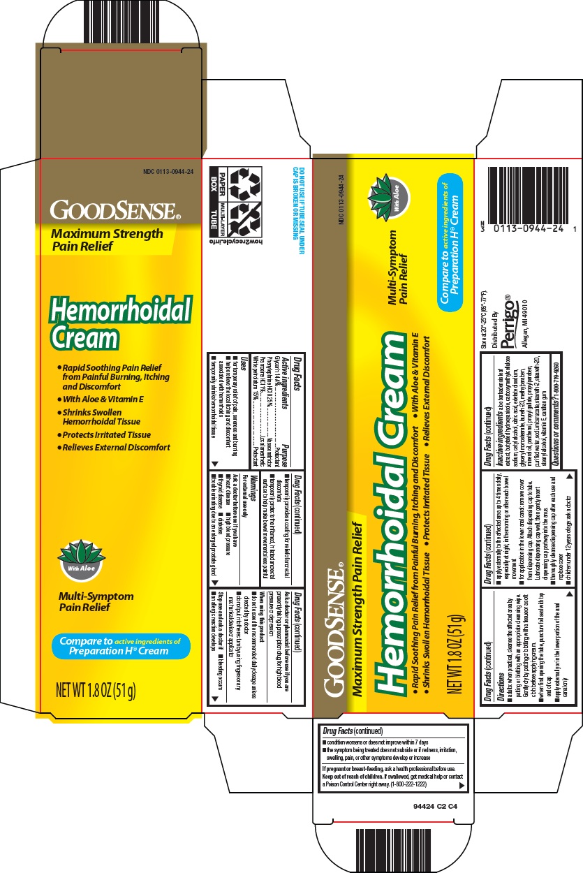 Pill image for Perrigo Hemorrhoidal Cream Drug Facts