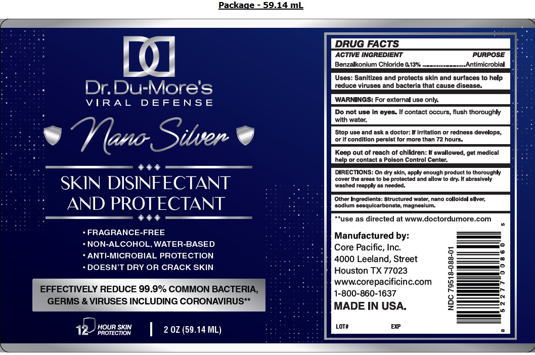 Pill image for Dr. Du-more's Viral Defense Nano Silver Skin Disinfectant And Protectant