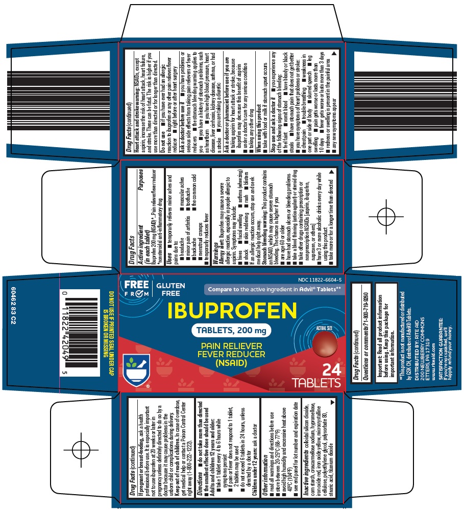 Pill image for Rite Aid Corporation Ibuprofen Drug Facts
