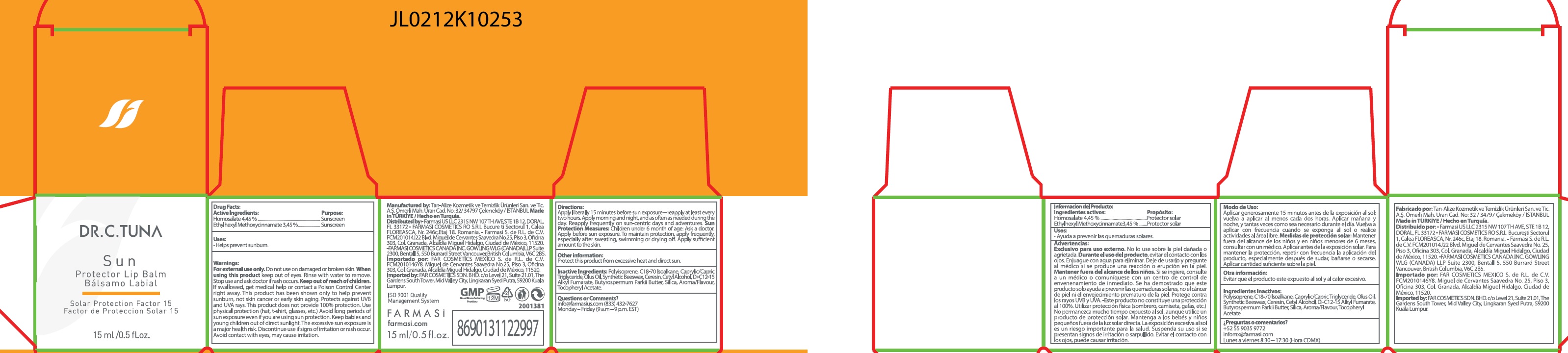 Pill image for Dr. C. Tuna Sun Protector Lip Balm Spf 15