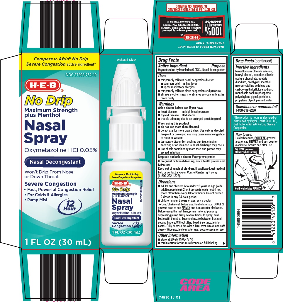 Pill image for Heb Nasal Spray Drug Facts