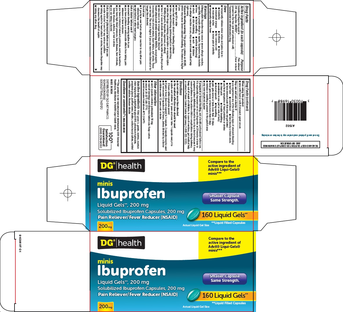 Pill image for Dolgencorp, Llc Ibuprofen Drug Facts