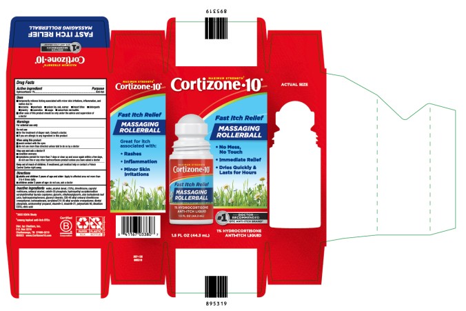 Pill image for Cortizone 10 Itch Relief Massaging Rollerball