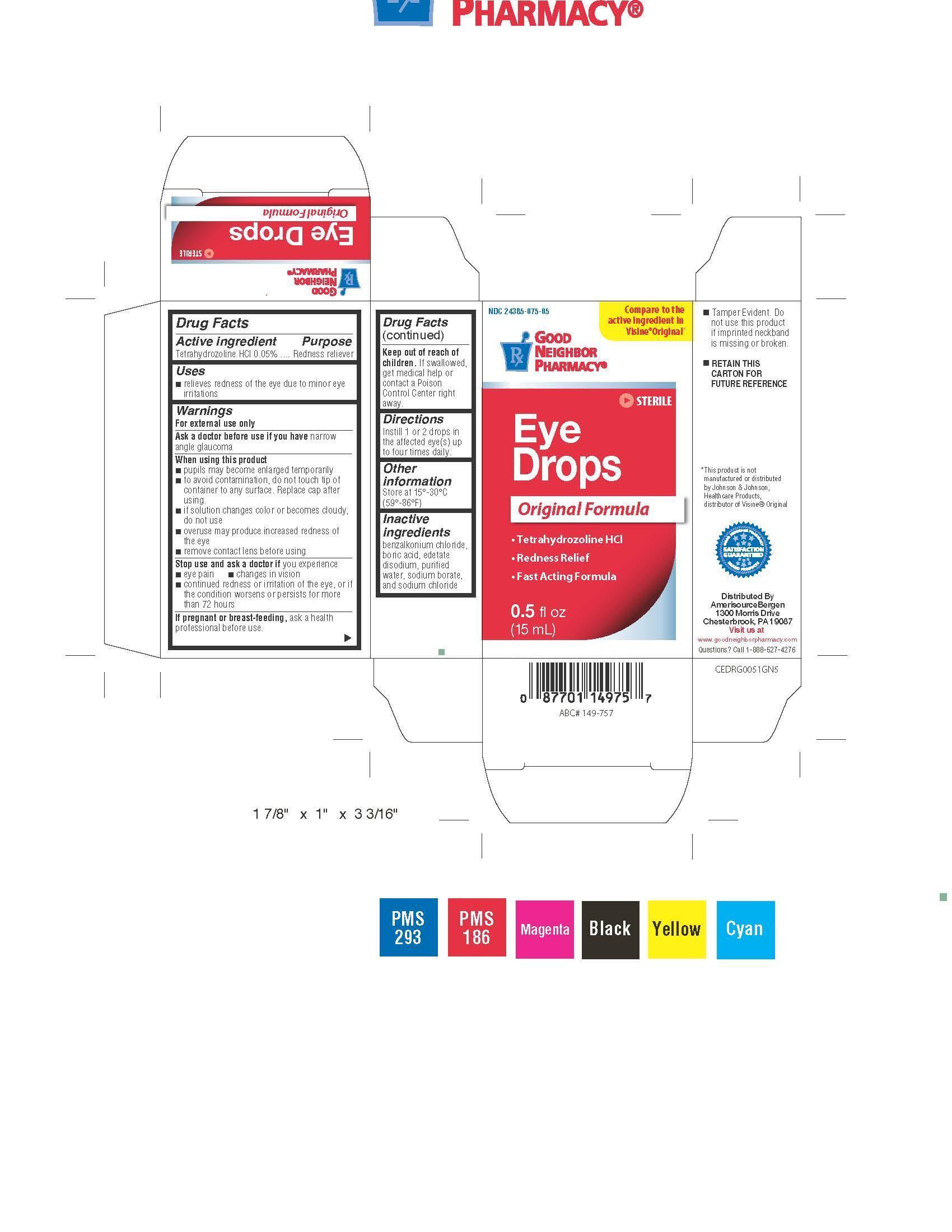 Pill image for Good Neighbor Pharmacy Eye Drops Original (pld)