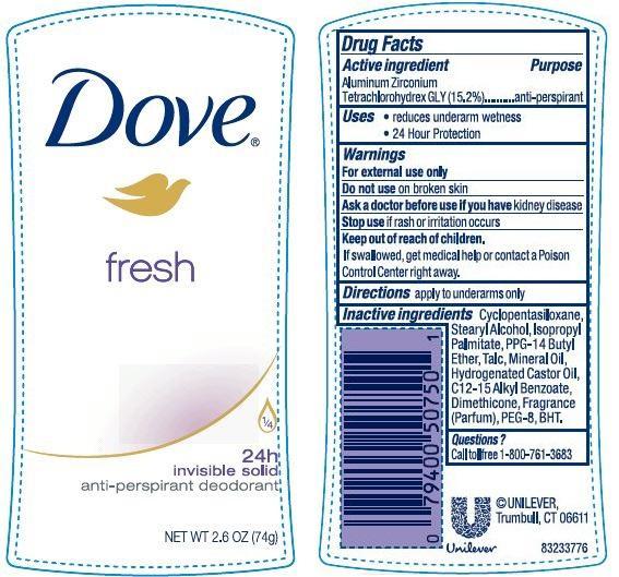 Pill image for Dove Fresh Antiperspirant Deodorant