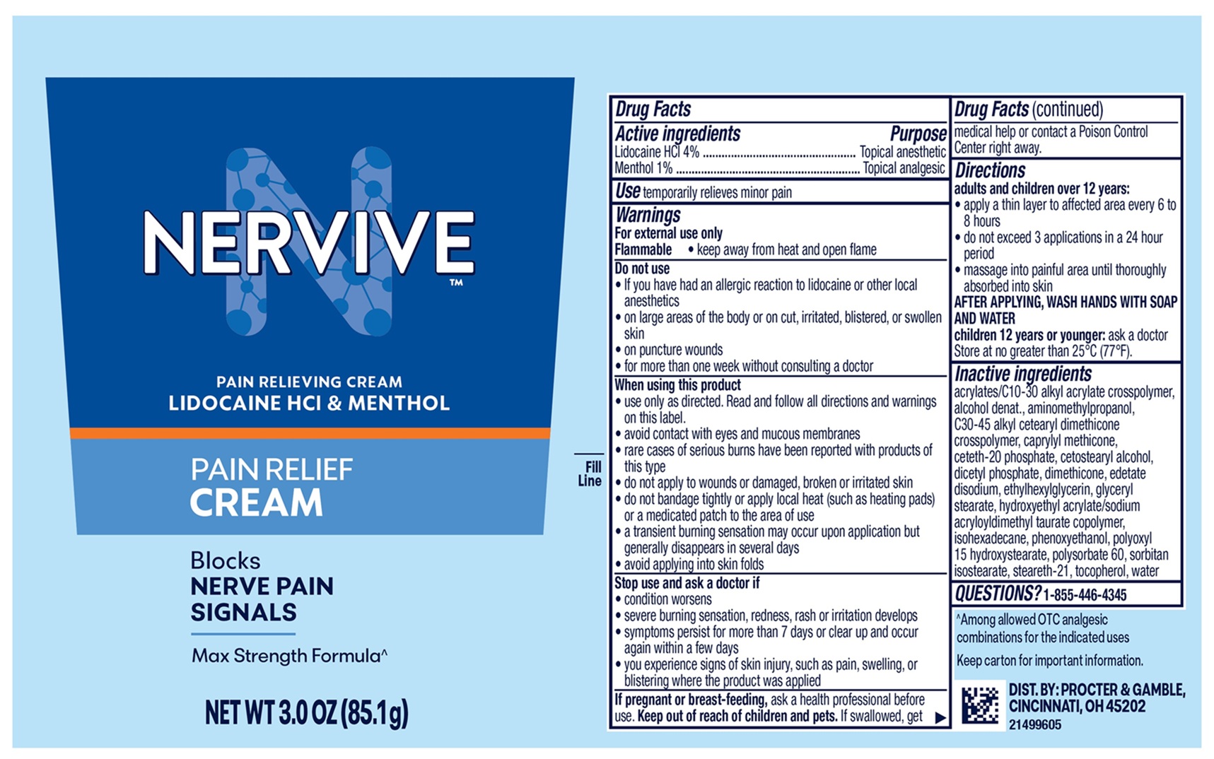 Pill image for Nervive™ Pain Relieving Cream