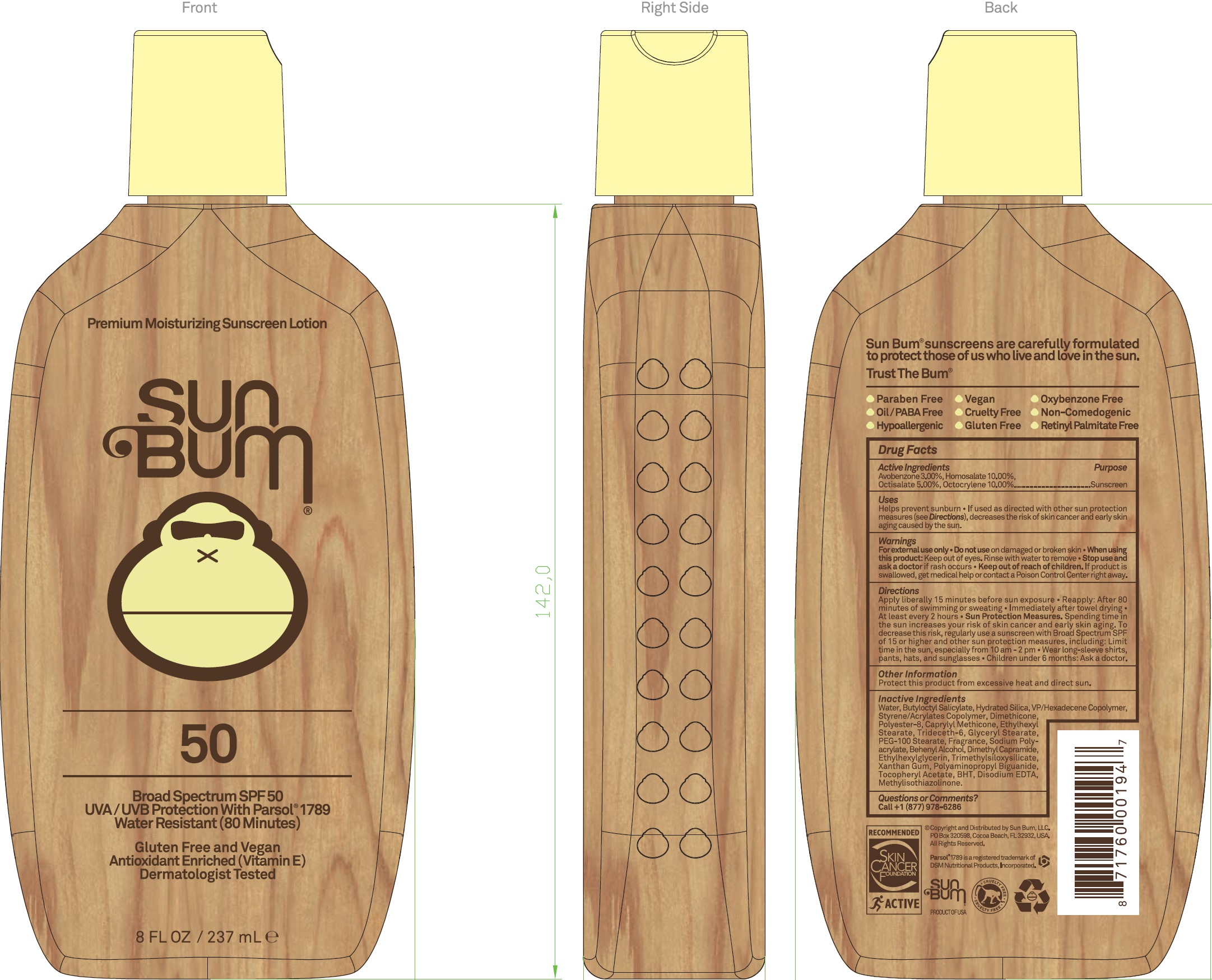 Pill image for Sun Bum Spf 50 Premium Moisturizing Sunscreen