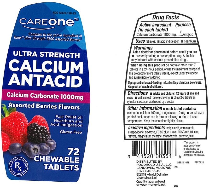 Pill image for Ultra Strength Antacid Assorted Berry