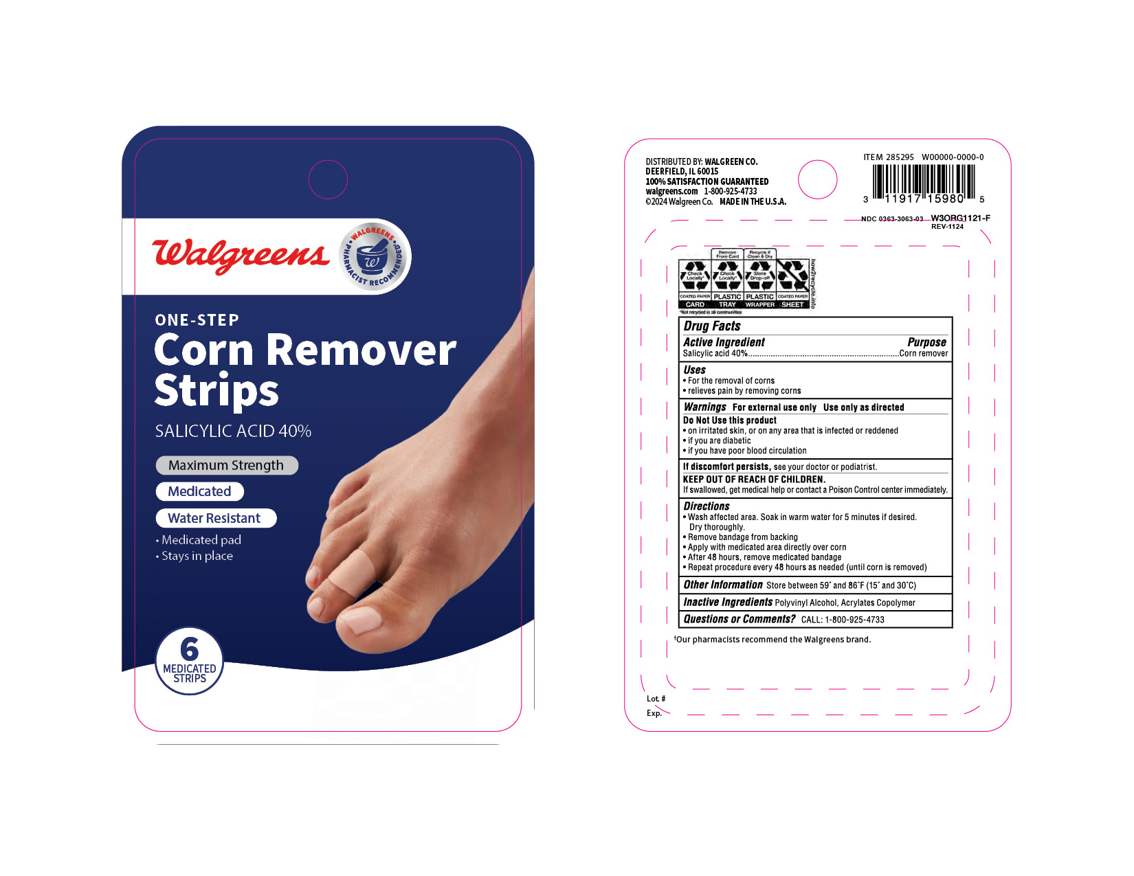 Pill image for Walgreens Corn Remover Strips