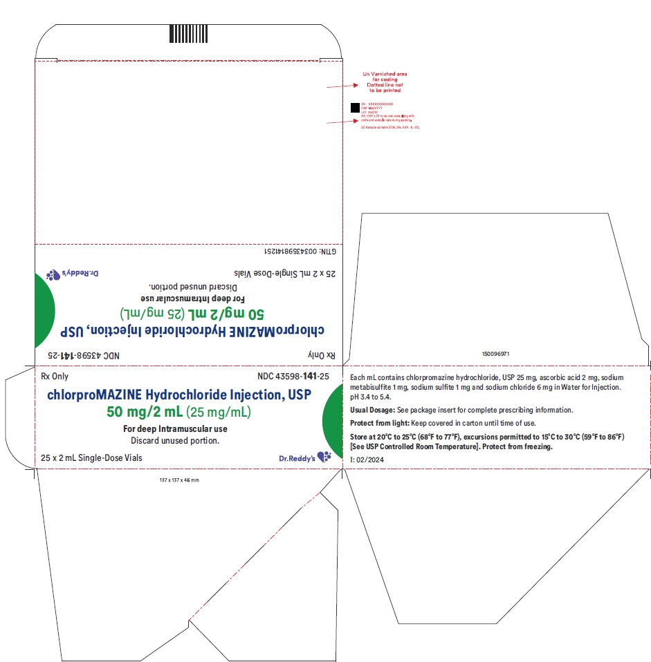 Pill image for Chlorpromazine Hci Injection, Usp 50 Mg/2 Ml (25 Mg/ml)