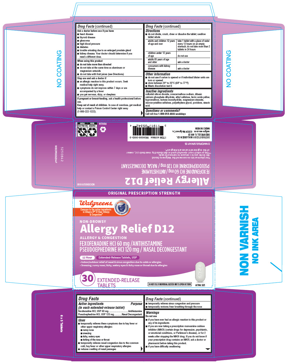 Pill image for Fexofenadine Hydrochloride And Pseudoephedrine Hydrochloride