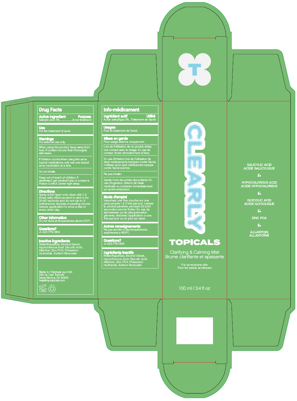 Pill image for Topicals Clearly Mist
