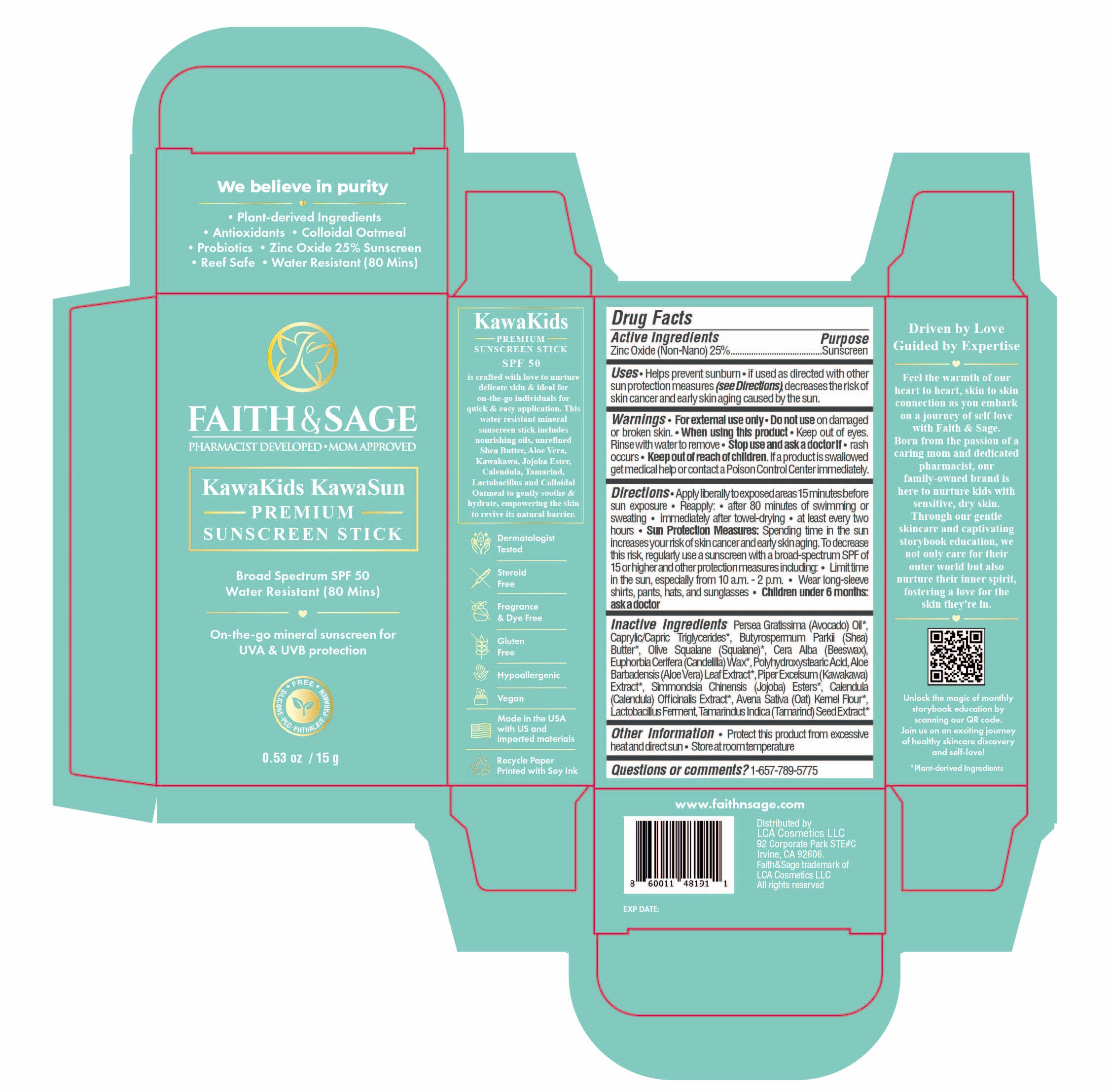 Pill image for kawakids kawasun - premium on-the-go mineral sunscreen spf 50