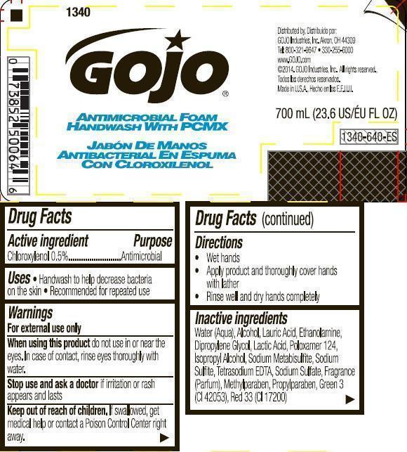 Pill image for Gojo Antimicrobial Foam Handwash With Pcmx