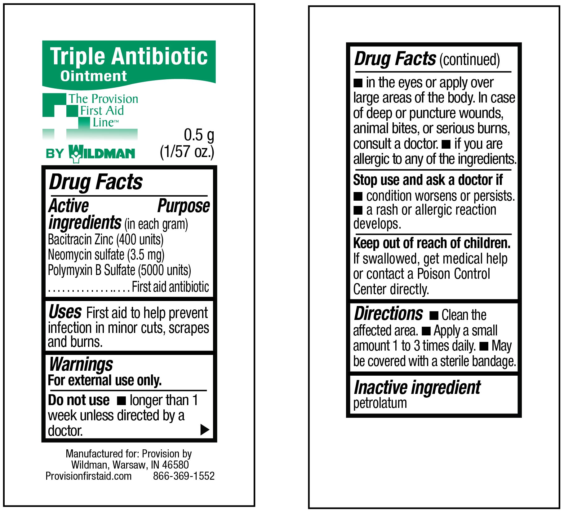 Pill image for 69103-5603. Triple Antibiotic