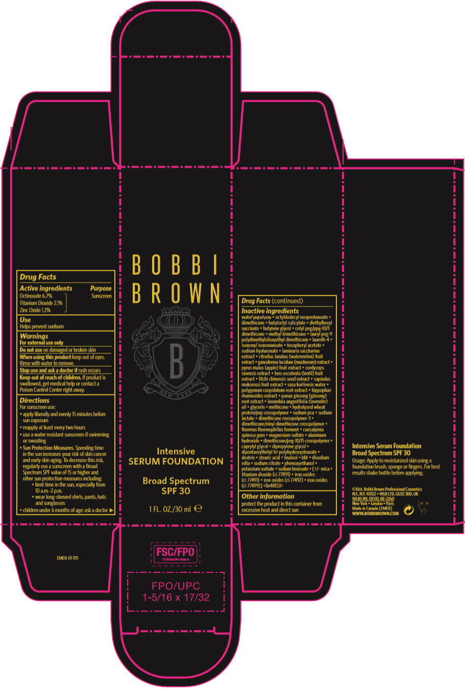 Pill image for Bobbi Brown Intensive Serum Foundation Broad Spectrum Spf 30