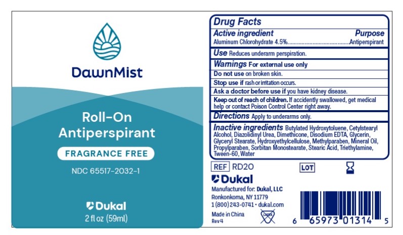 Pill image for Dawnmist Roll-on Antiperspirant 4.5% - Fragrance Free