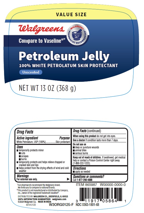 Pill image for 801a Walgreens Petroleum Jelly