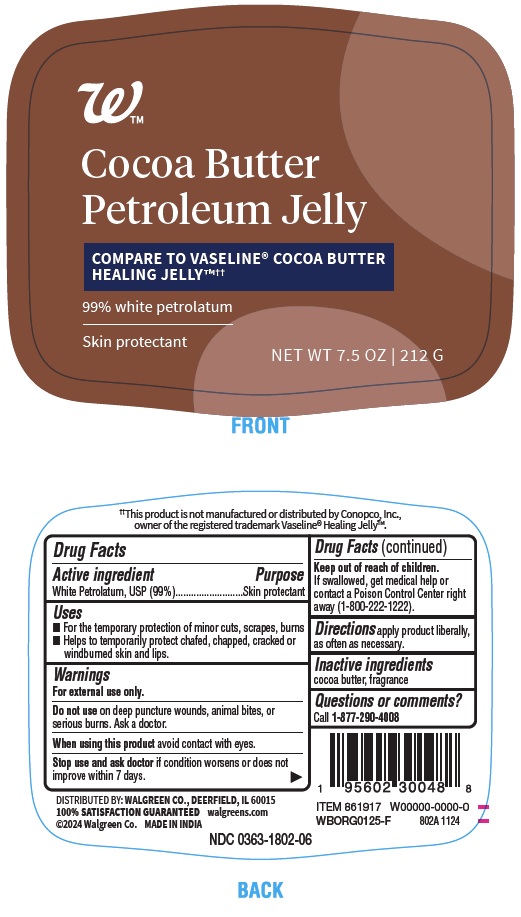Pill image for 802a Walgreens Petroleum Jelly