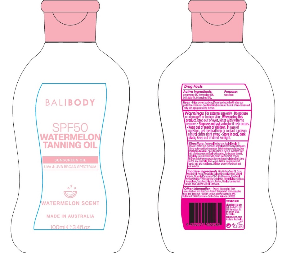 Pill image for Bali Body Watermelon Tanning Oil Spf 50