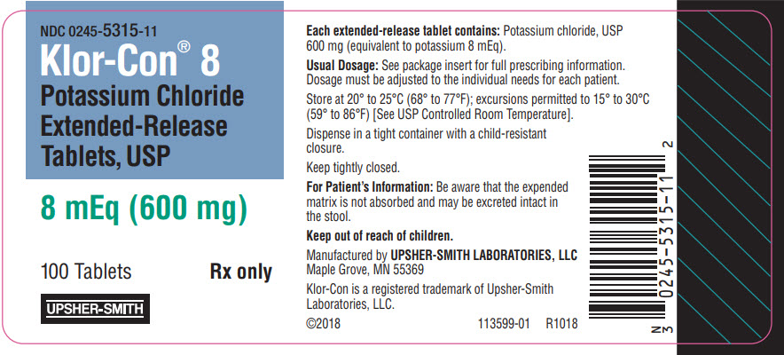 Pill image for These Highlights Do Not Include All The Information Needed To Use Klor-con ®