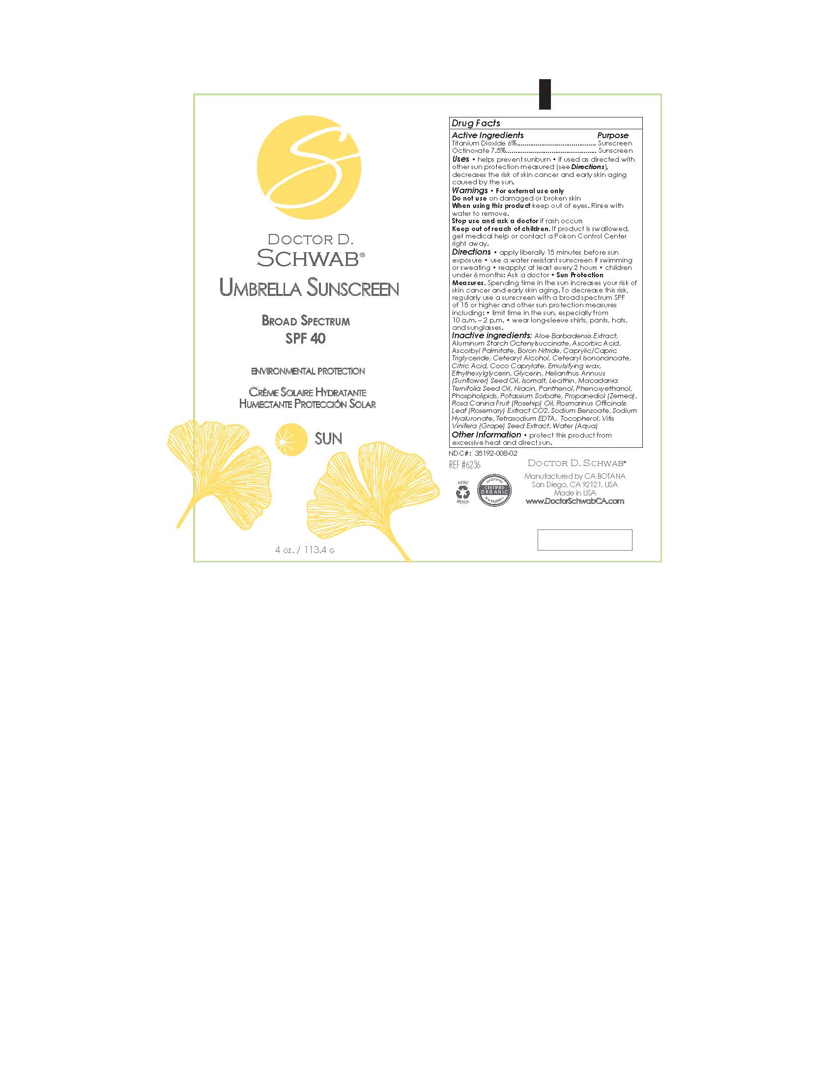 Pill image for 6236 Spf40 Umbrella Sunscreen Lotion