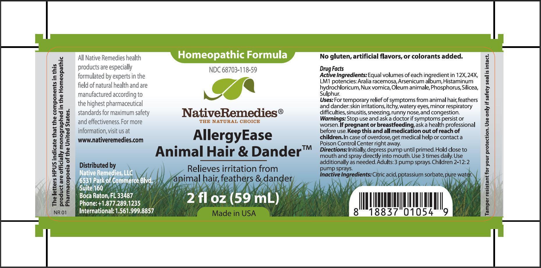 Pill image for allergyease animal hail and dander