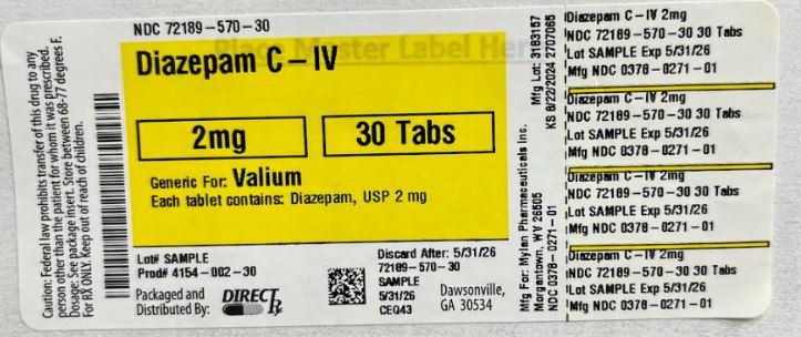Pill image for Diazepam