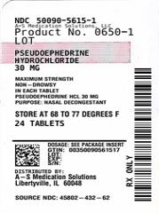 Pill image for Perrigo Pseudoephedrine Hydrochloride 30 Mg Drug Facts