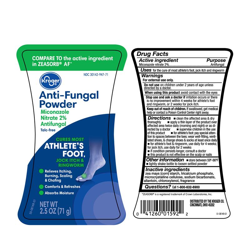 Pill image for Kroger Anti-fungal Powder