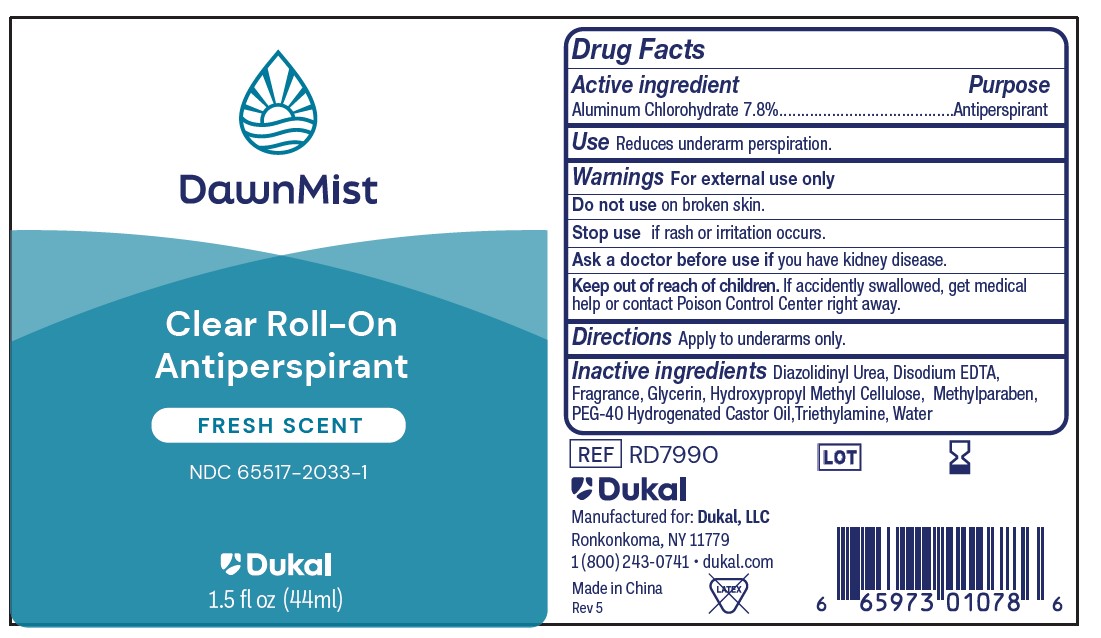 Pill image for Dawnmist Antiperspirant 7.8% - Fresh Scent