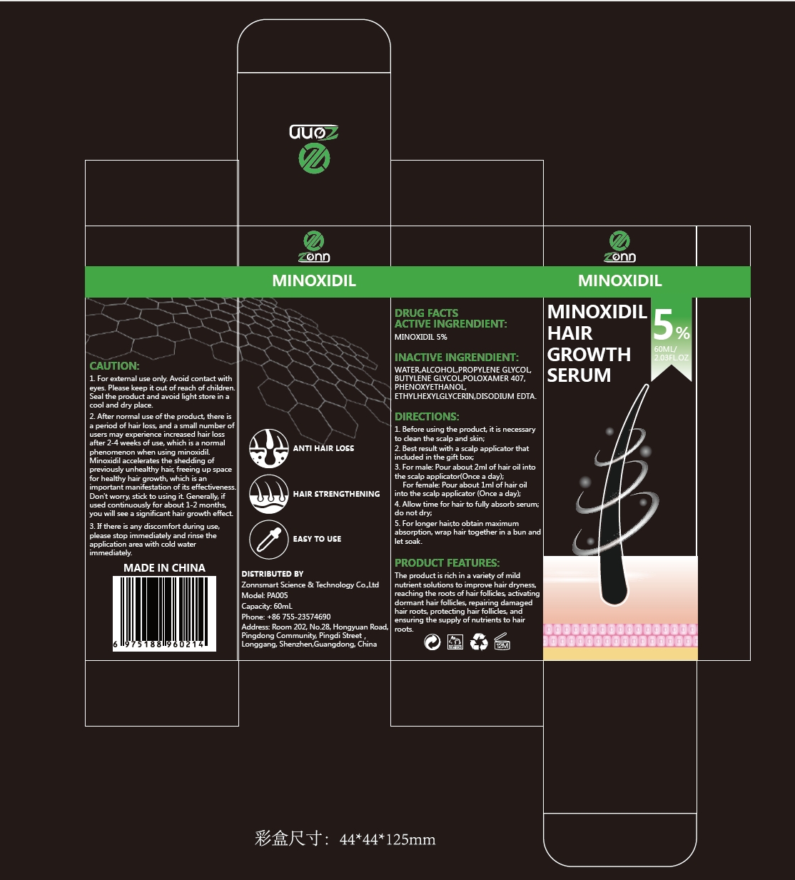 Pill image for 5% Minoxidil Hair Growth Serum