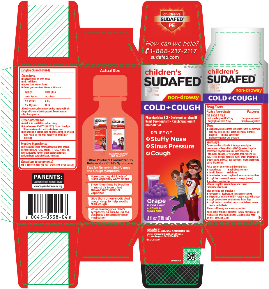 Pill image for Children's Sudafed Pe Cold Plus Cough