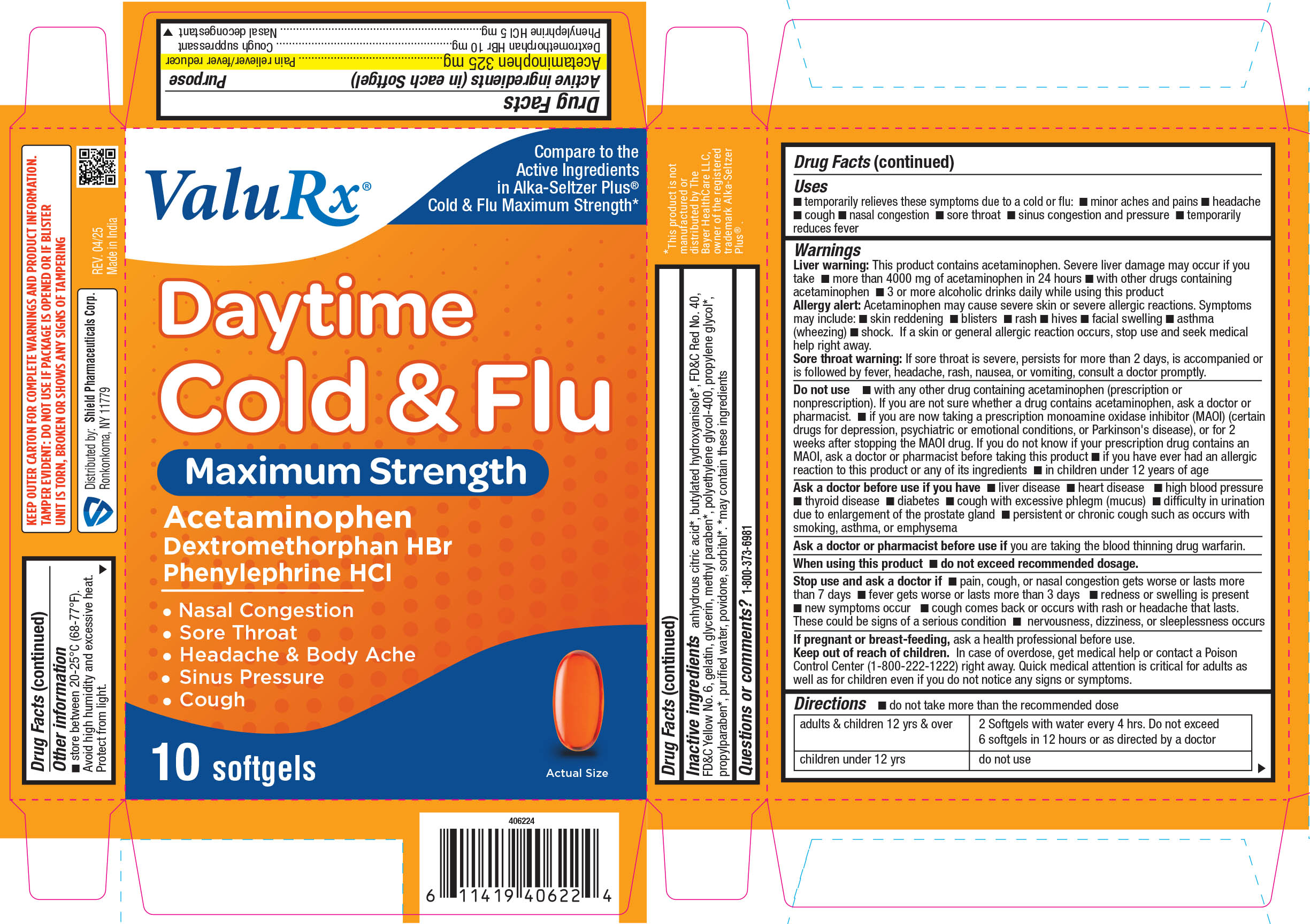 Pill image for Daytime Cold And Flu Multi-symptom Relief
