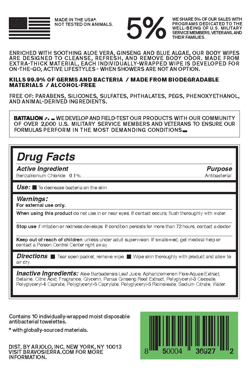 Pill image for bravo sierra - antibacterial body wipes