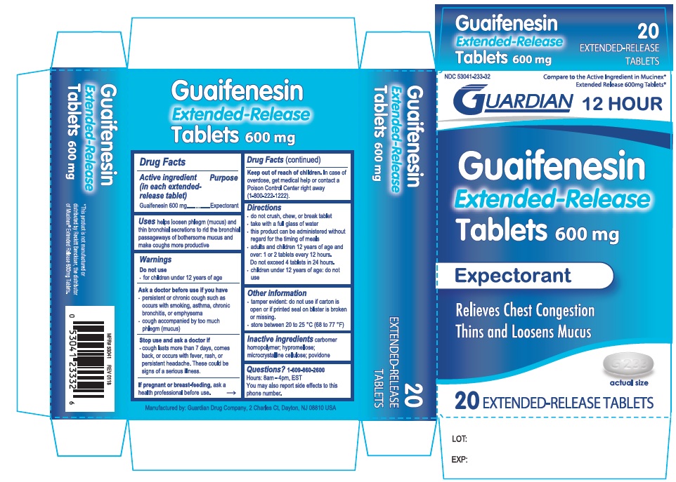 Pill image for Guaifenesin Extended Release Tablets 600 Mg And 1200 Mg